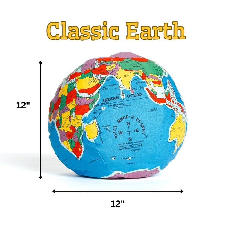 Hugg-A-PlanetÂ® Classic Political Earth - Image 5